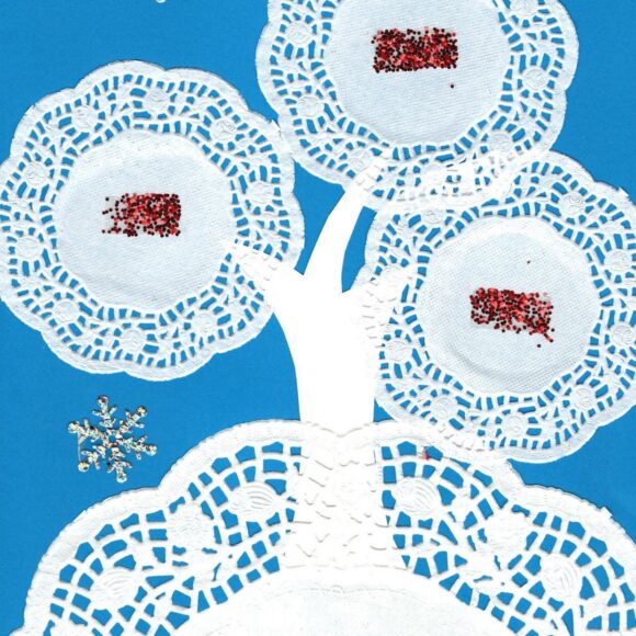 heategevuslik jõulukaart