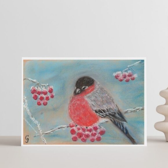 heategevuslik jõulukaart