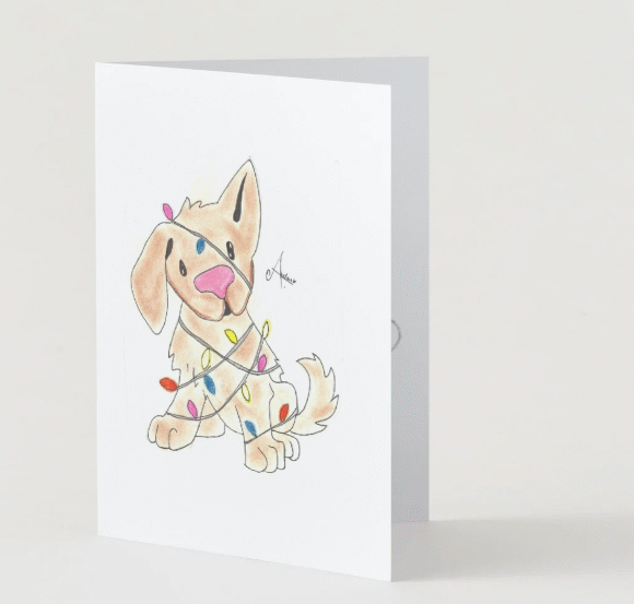 Joulutuledes koerake 580x553